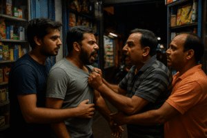 shopkeeper fight