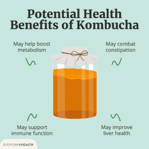पेट के स्वास्थ्य के लिए कोम्बुचा